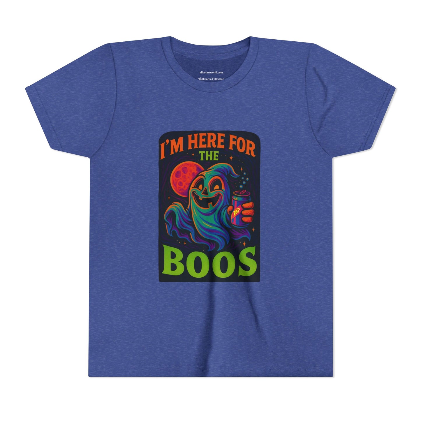 👻 I’m Here for the Boos Youth Short Sleeve Tee