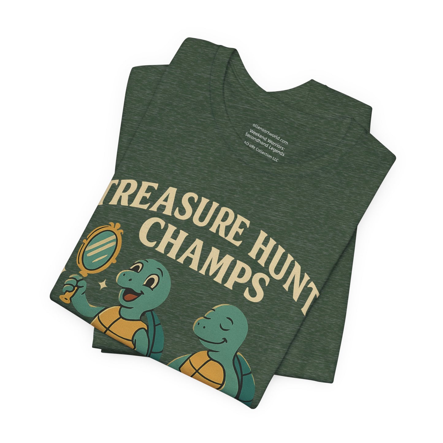 π Treasure Hunt Champs β Jim & Terry (Thrift Level: Legendary) Unisex Jersey Short Sleeve Tee