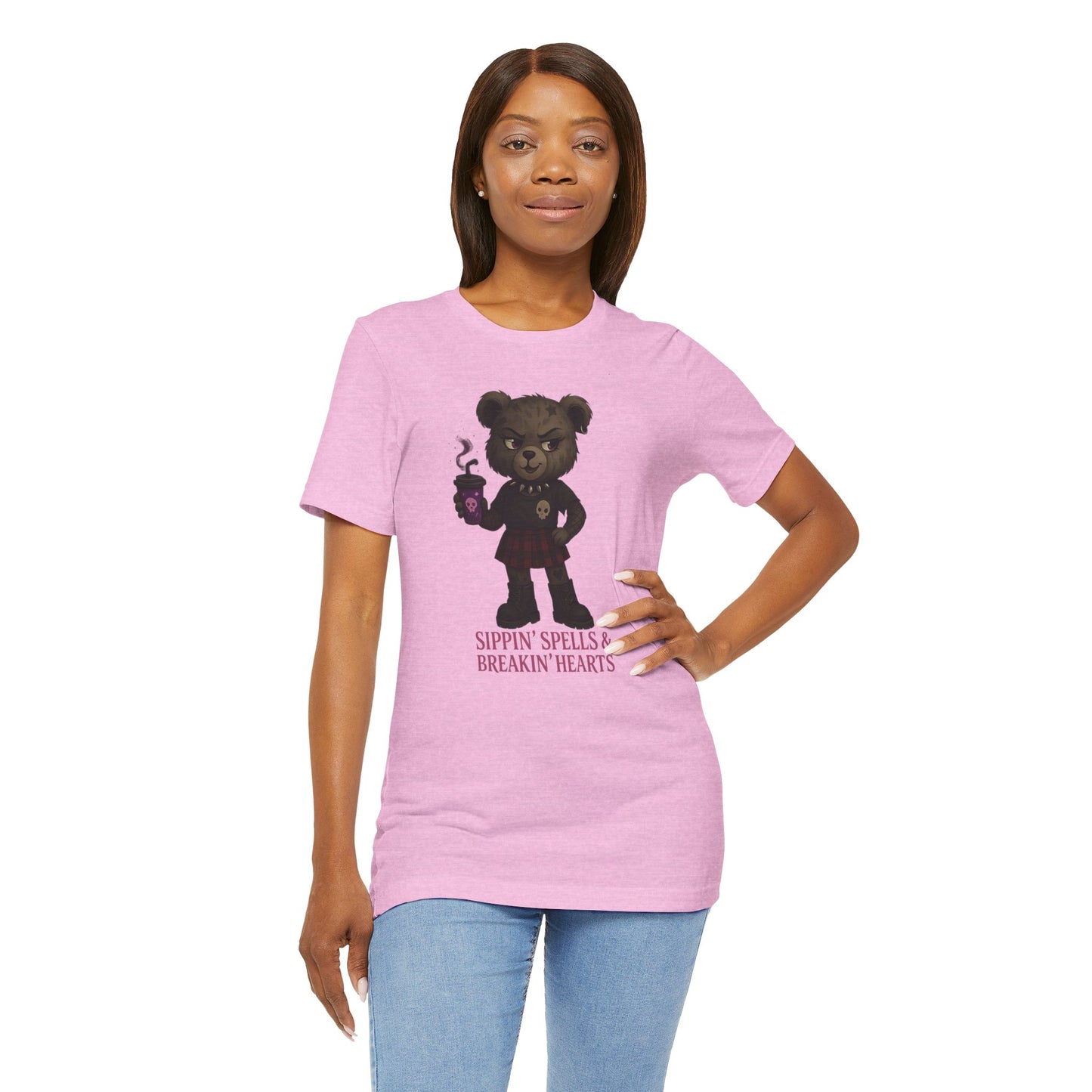 Raven’s Return – Sippin’ Spells & Breakin’ Hearts Tee Unisex Jersey Short Sleeve Tee