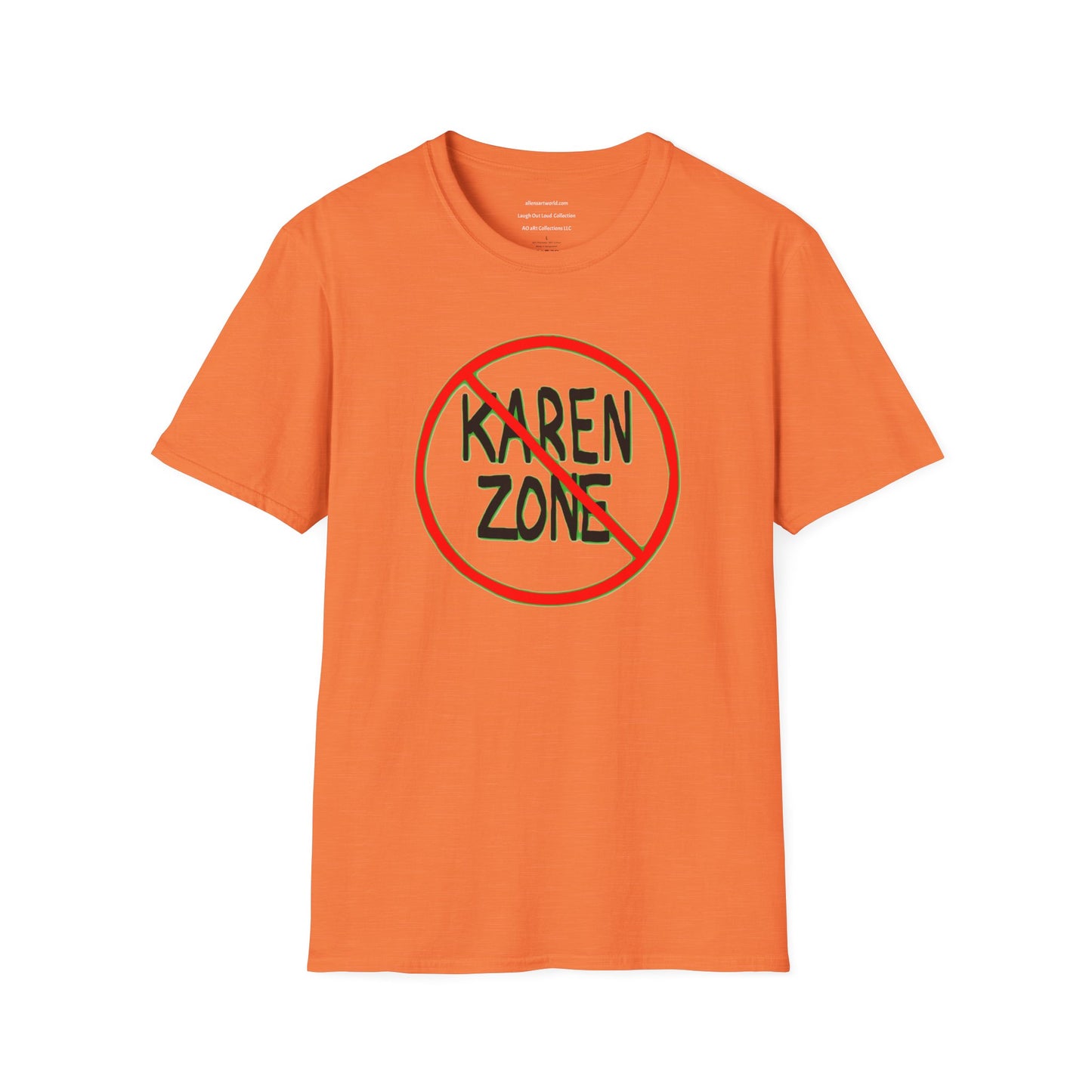 No Karen Zone Unisex Softstyle T-Shirt