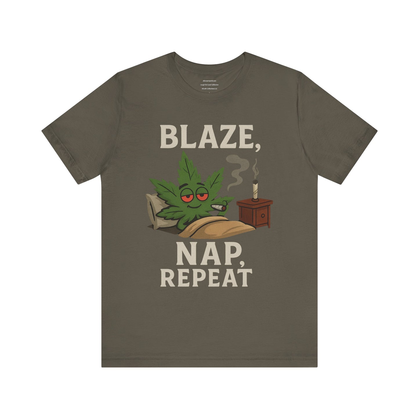 π Blaze, Nap, Repeat Unisex Jersey Short Sleeve Tee