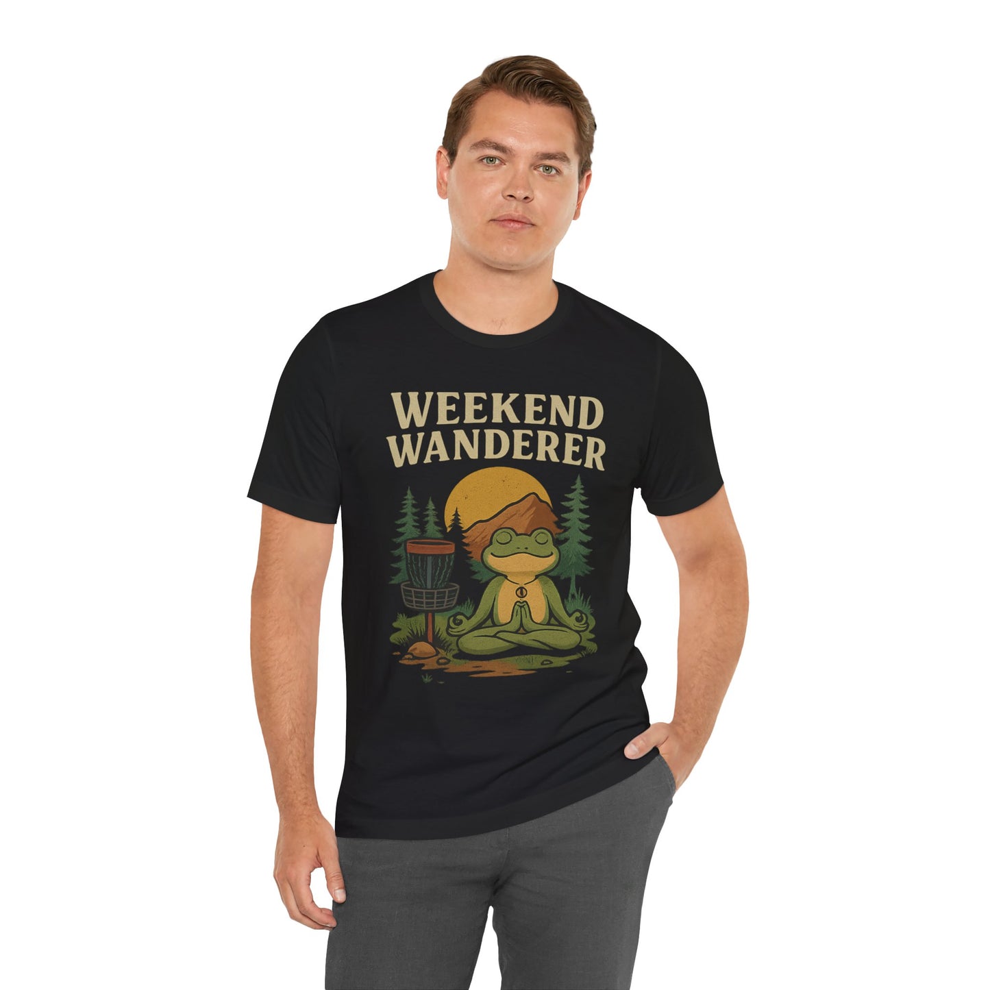 π₯βοΈ Weekend Wanderer β Zen & Chains Unisex Jersey Short Sleeve Tee