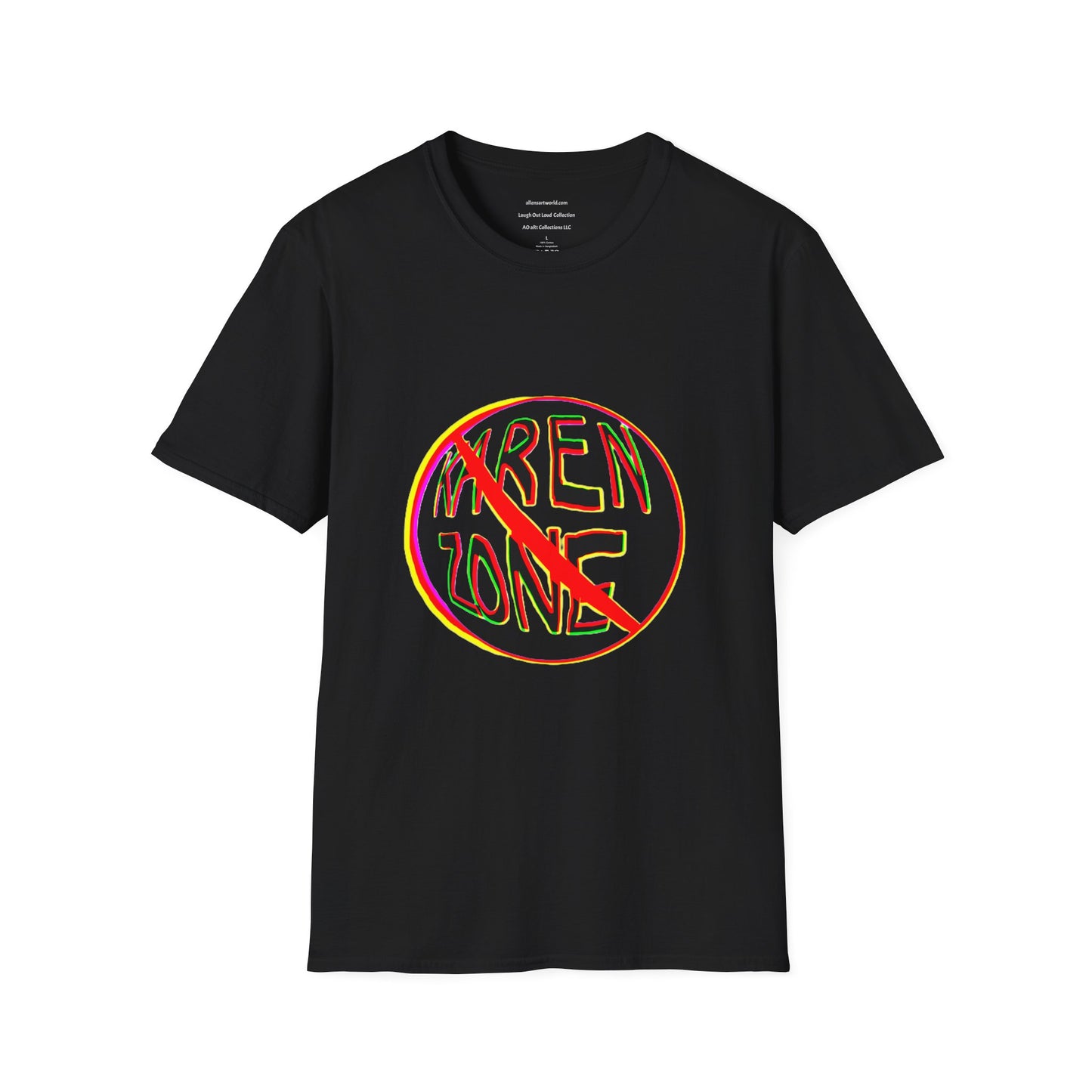No Karen Zone Unisex Softstyle T-Shirt