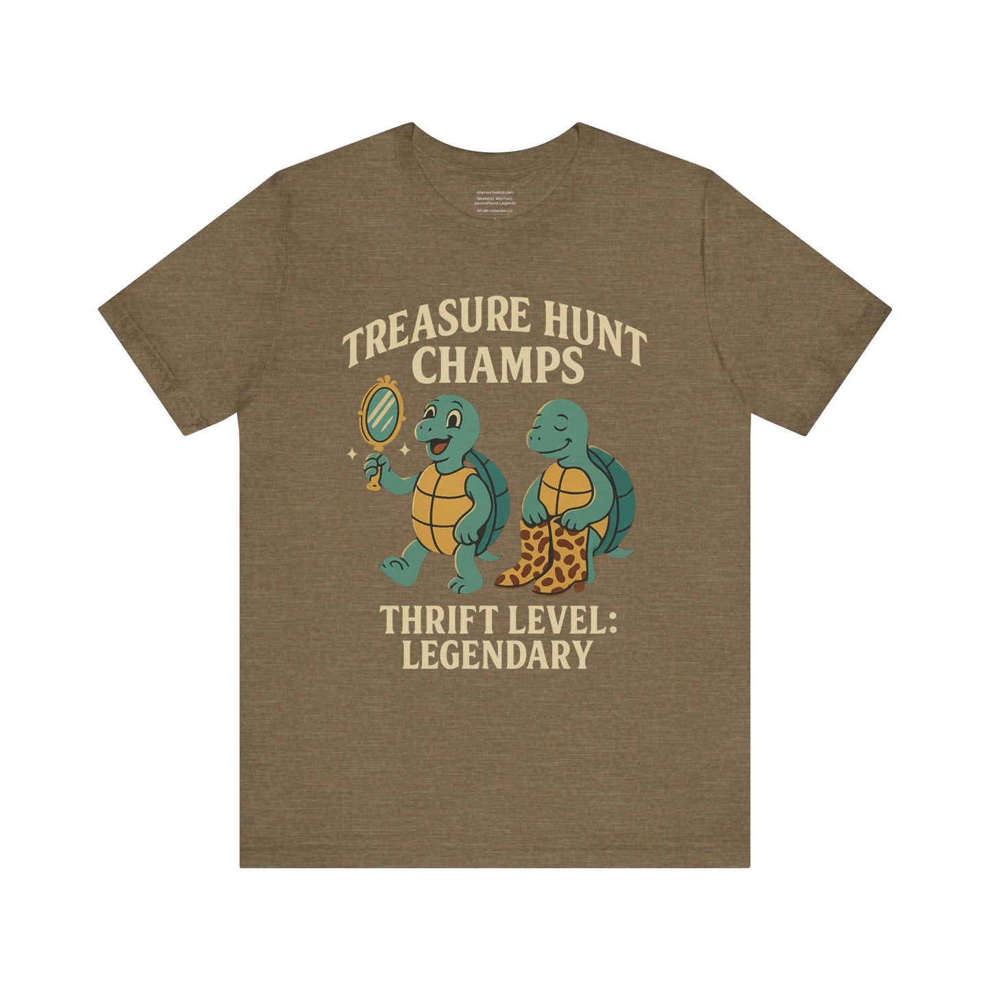 π Treasure Hunt Champs β Jim & Terry (Thrift Level: Legendary) Unisex Jersey Short Sleeve Tee