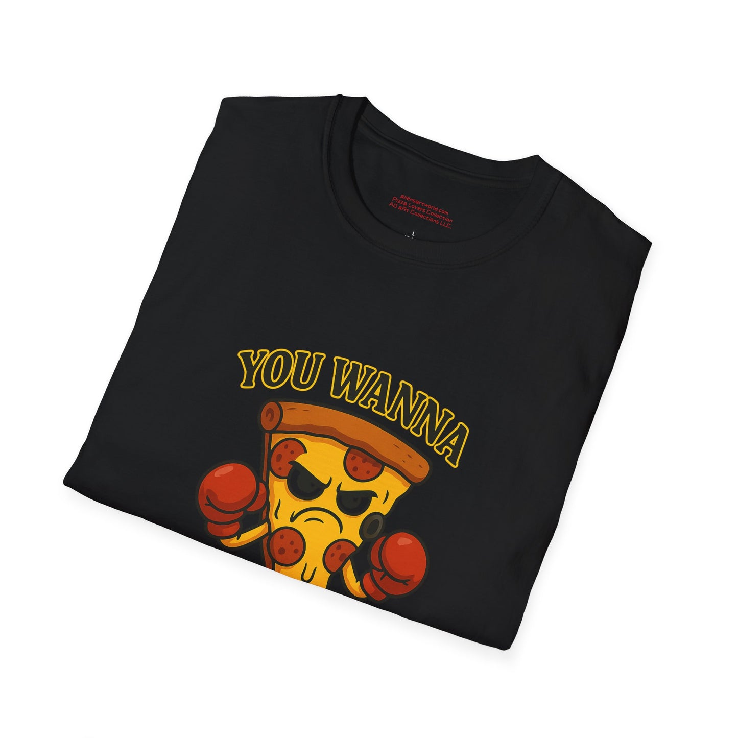 You Wanna Pizza Me? Unisex Softstyle T-Shirt
