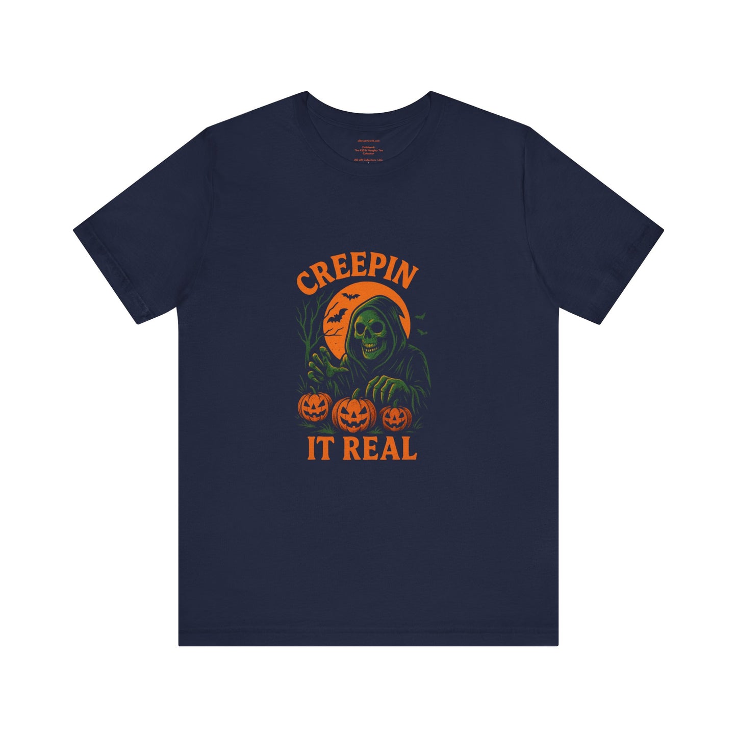 π»π¨ Creepin' While I'm Weepin' (from laughing so hard) Unisex Jersey Short Sleeve Tee