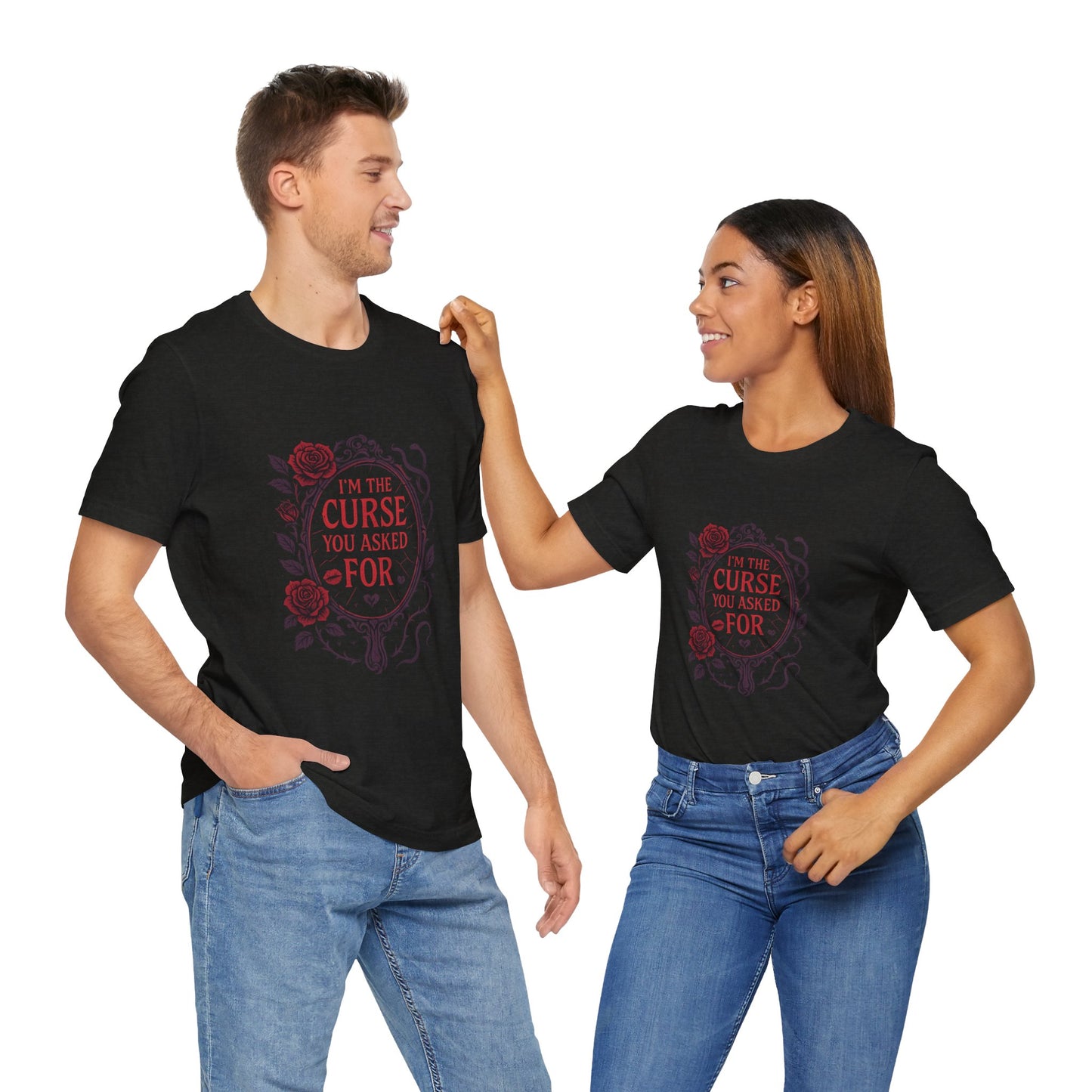 π€ The Curse You Asked For Unisex Jersey Short Sleeve Tee