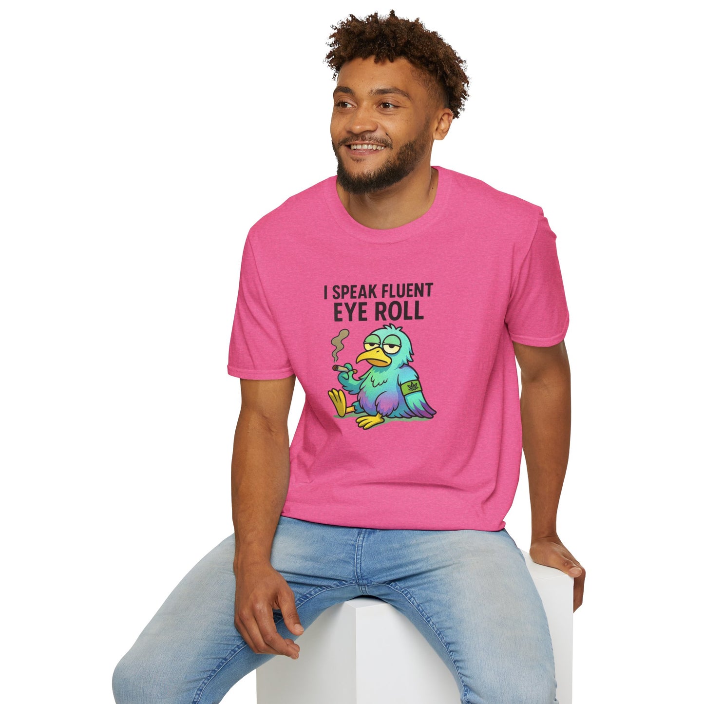 I Speak Fluent Eye Roll β Chronic Clyde Edition Unisex Softstyle T-Shirt