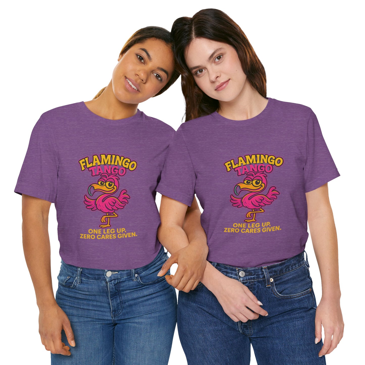 Flamingo Tango Unisex Jersey Short Sleeve Tee