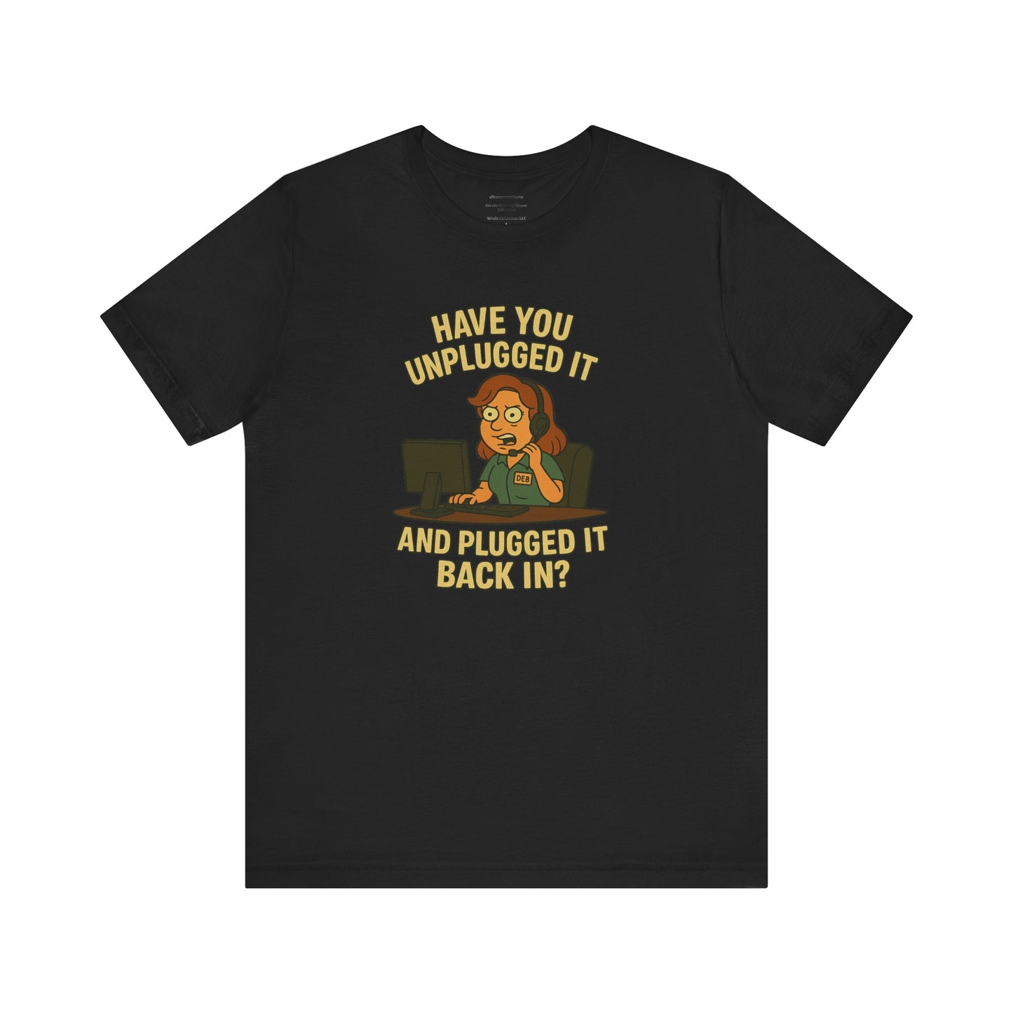 The IT Gospel According to Deb Unisex Jersey Short Sleeve Tee