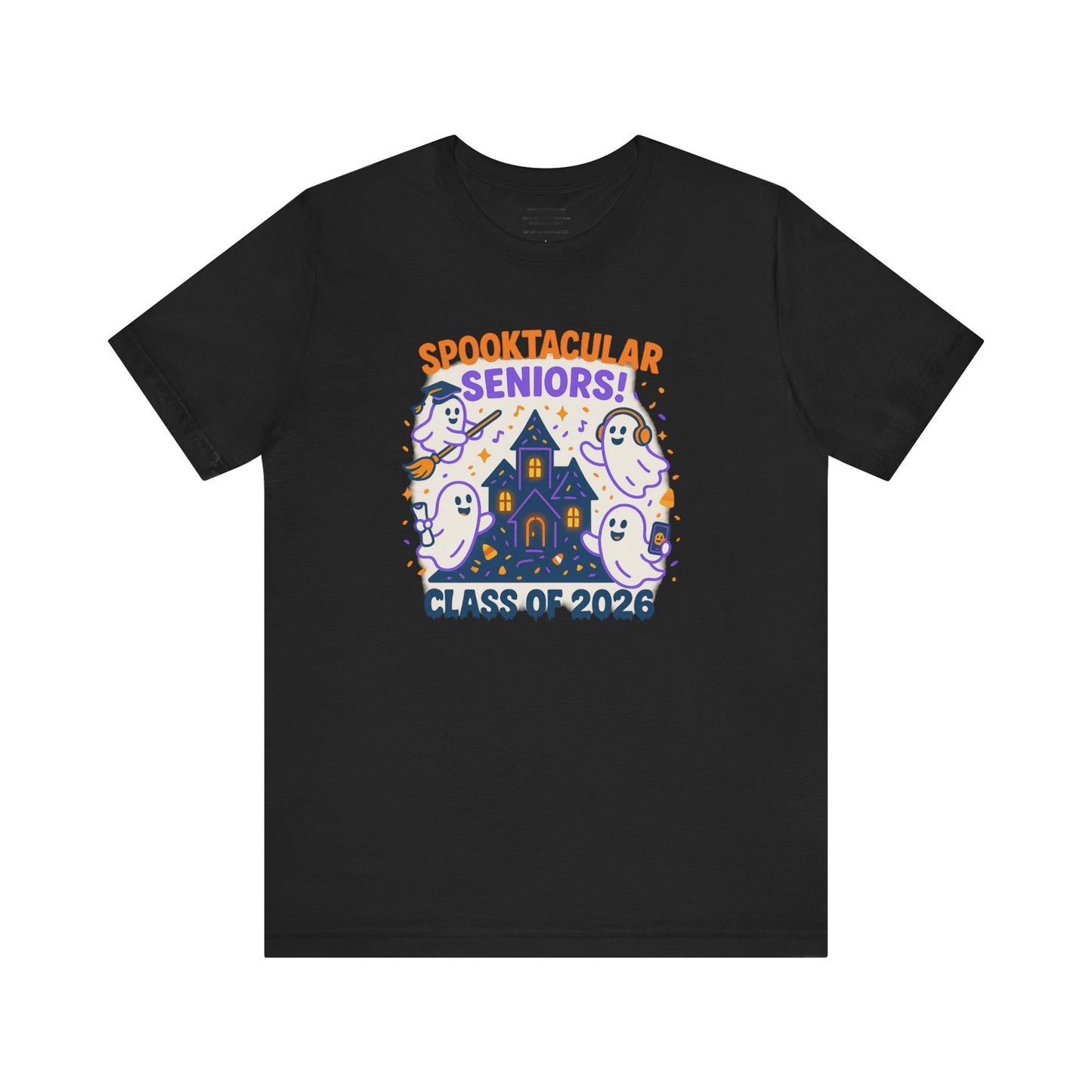 Seniors October Spooktacular Seniors! – design 2 Class of 2026 Unisex Jersey Short Sleeve Tee