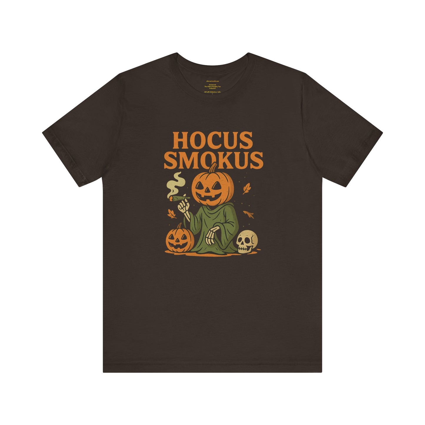 π Hocus Smokus: The Dank Pumpkin Spell Unisex Jersey Short Sleeve Tee