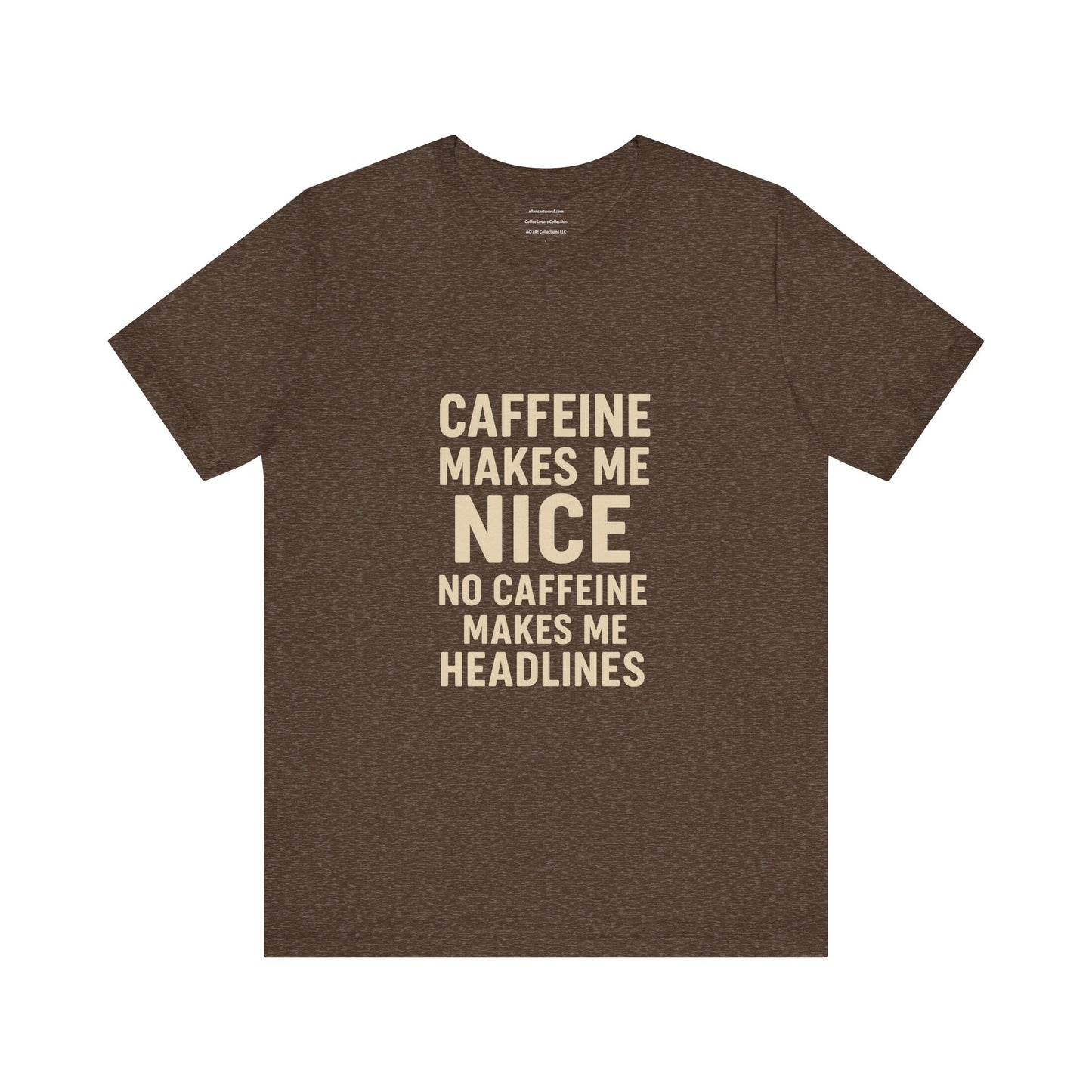 Nice or Headlines – You Decide Unisex Jersey Short Sleeve Tee