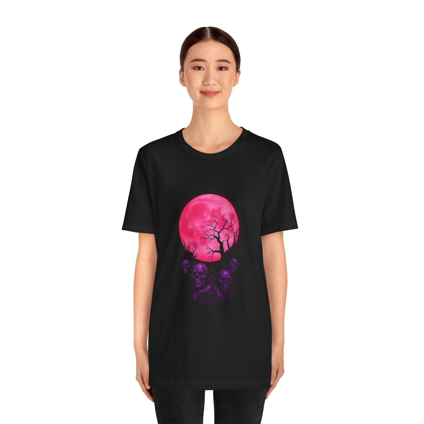 🩷 Moonrise of the Unrested Unisex Jersey Short Sleeve Tee
