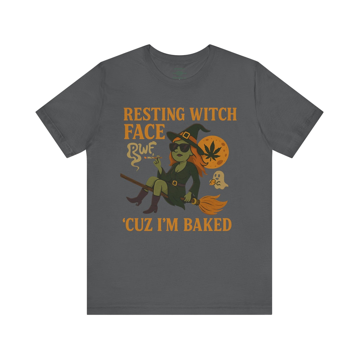 🧹 Resting Witch Face (RWF) Unisex Jersey Short Sleeve Tee