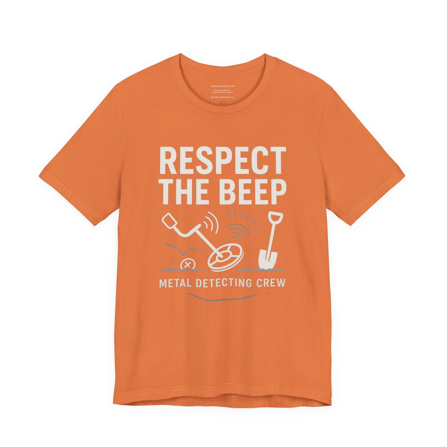 πͺ Respect the Beep β Metal Detecting Crew Unisex Jersey Short Sleeve Tee