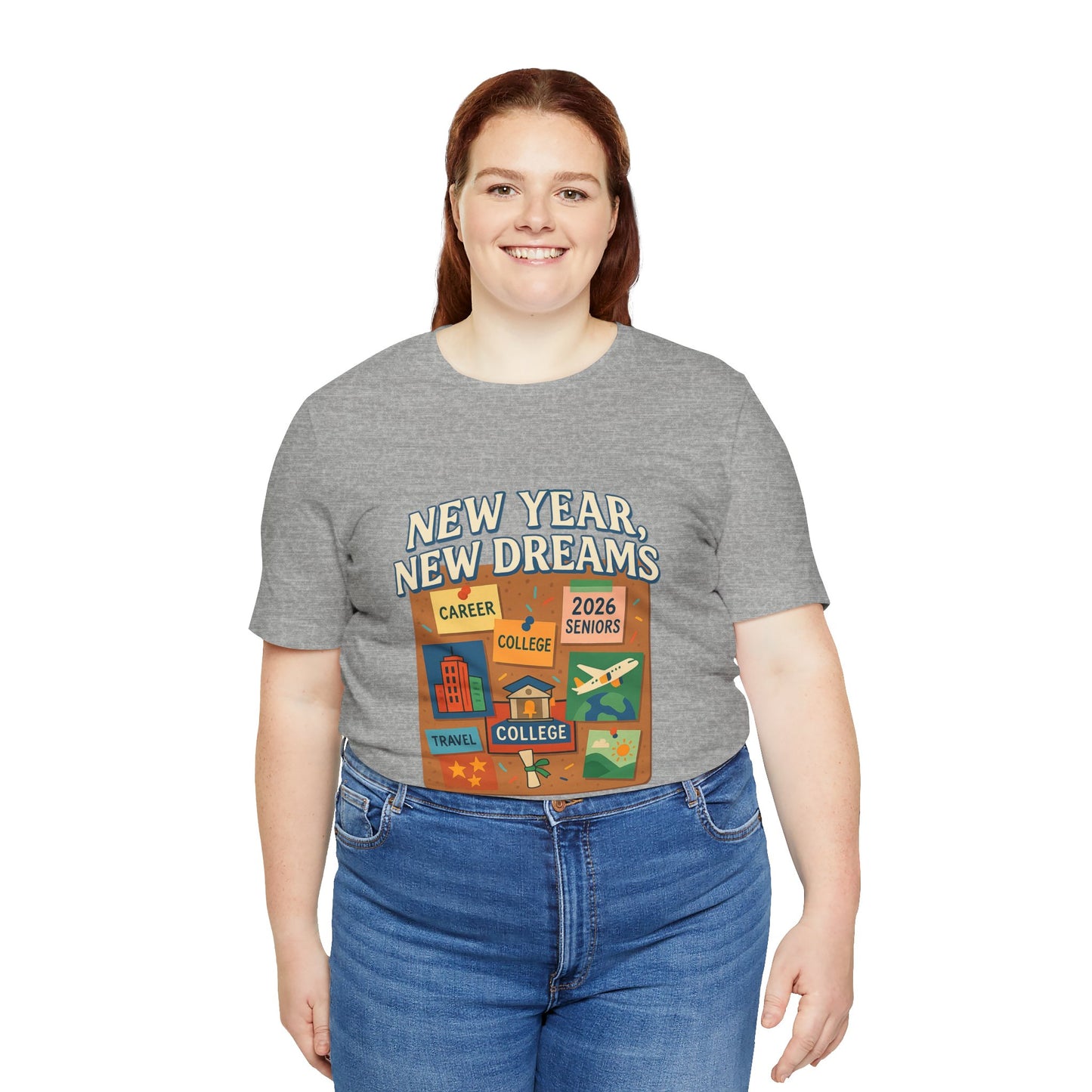 New Year, New Dreams – Class of 2026 January design 2 Unisex Jersey Short Sleeve Tee