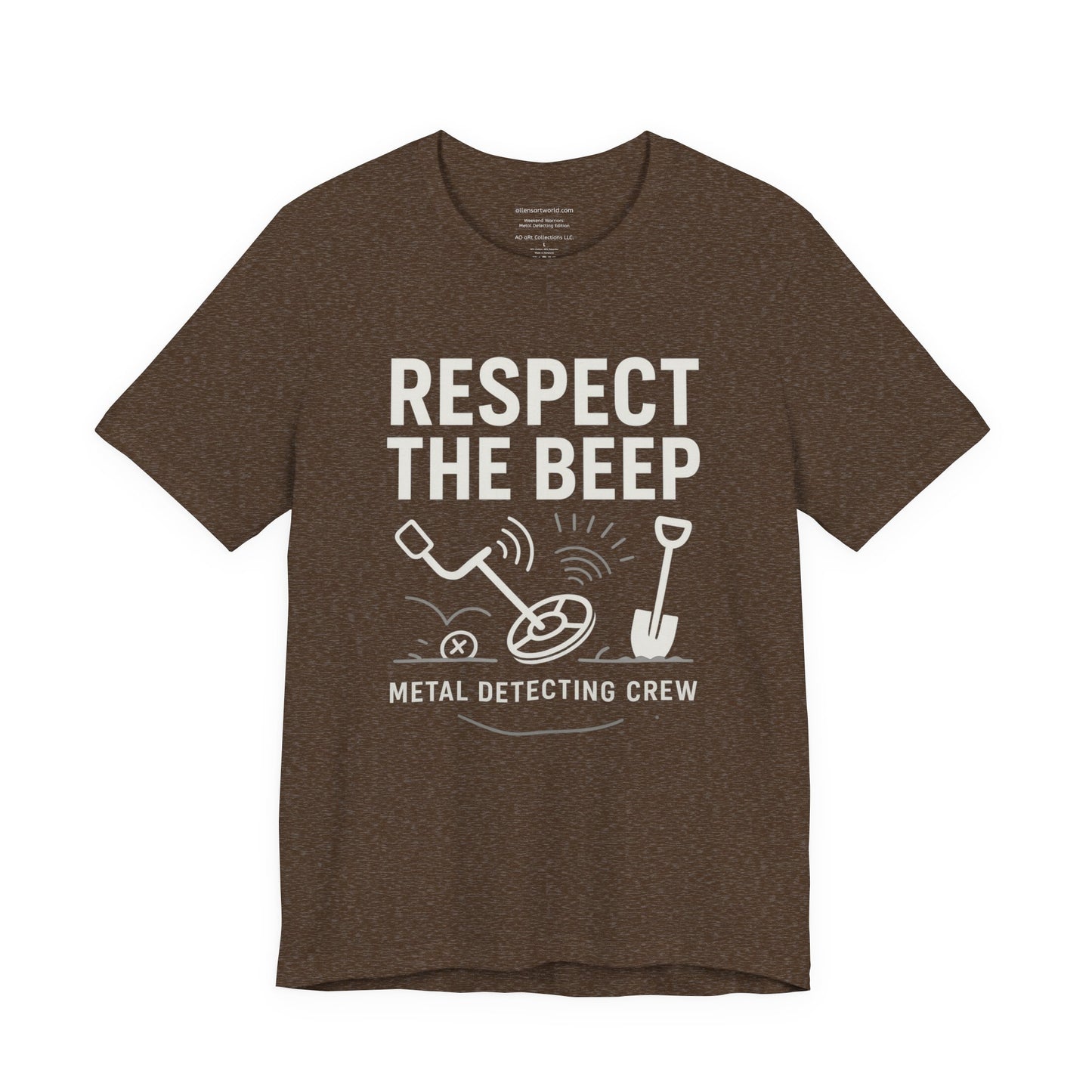 πͺ Respect the Beep β Metal Detecting Crew Unisex Jersey Short Sleeve Tee