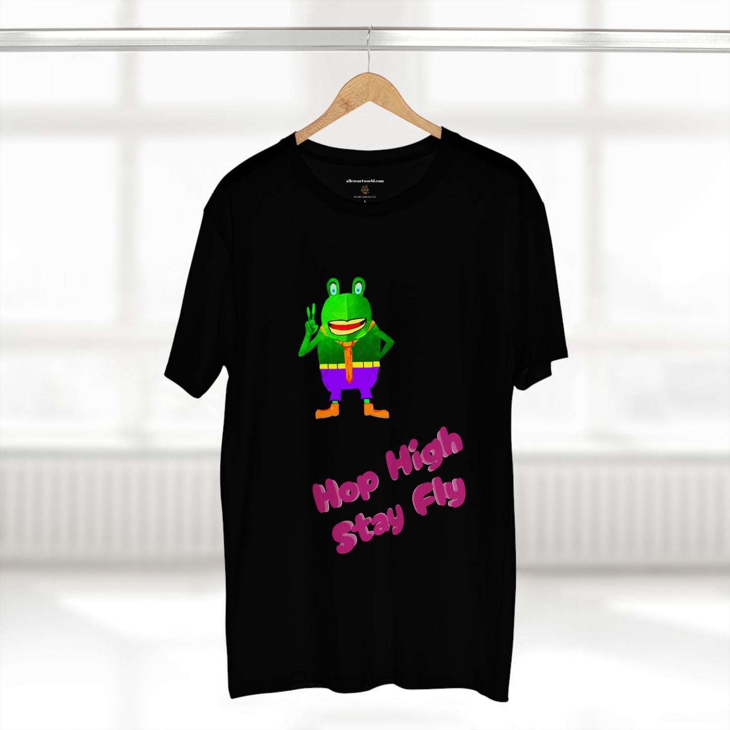 Hop High Stay Fly 420 frinzz Croak-y McAttitude Adult Staple Tee