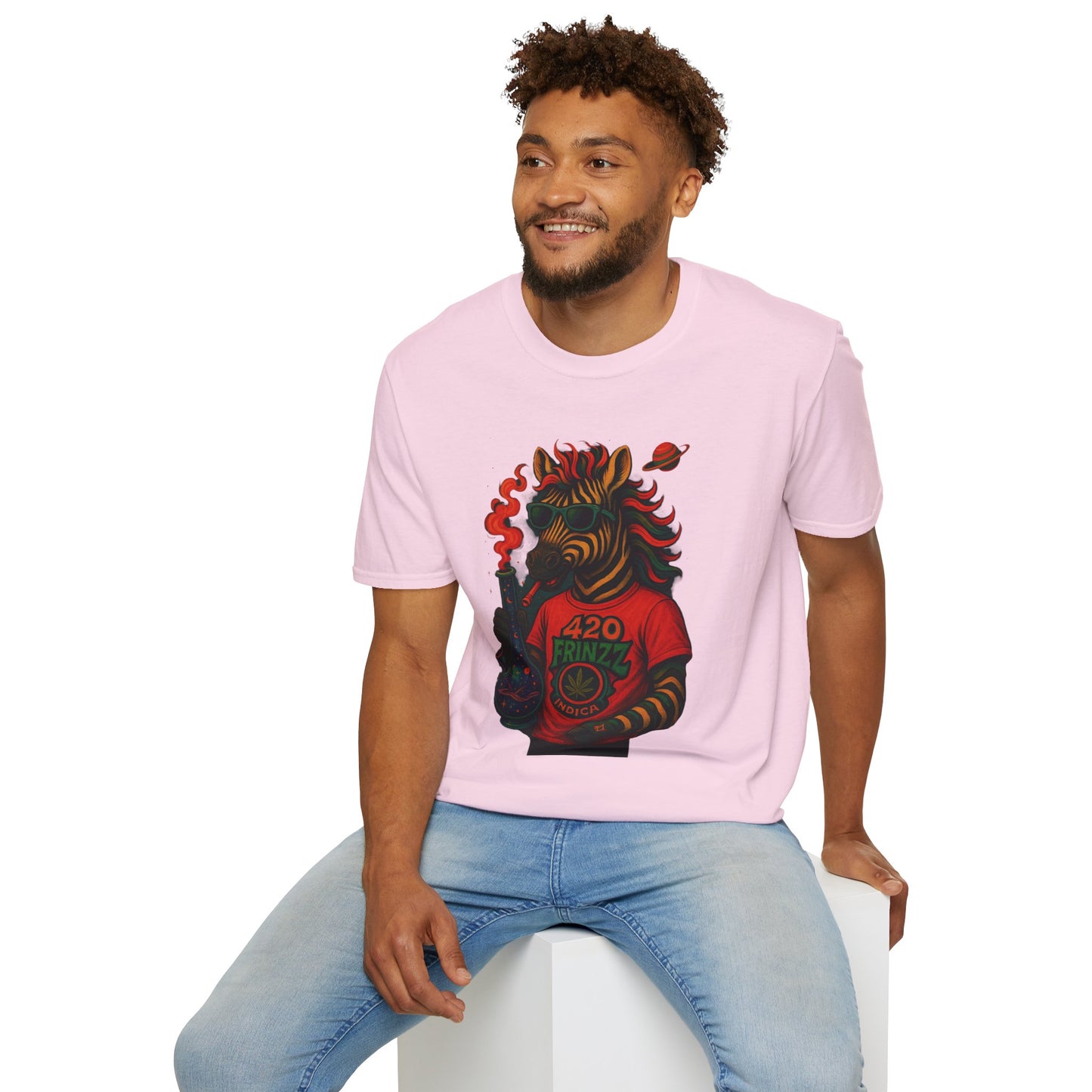 Blazed and Braided Unisex Softstyle T-Shirt
