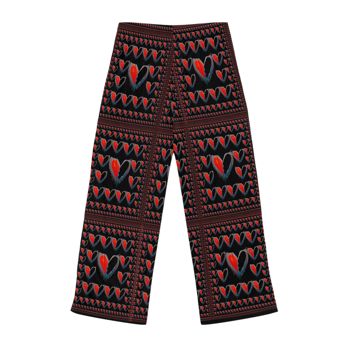 Give a Piece of your Heart Women's Pajama Pants (AOP)