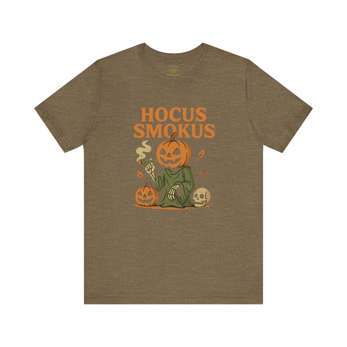 π Hocus Smokus: The Dank Pumpkin Spell Unisex Jersey Short Sleeve Tee
