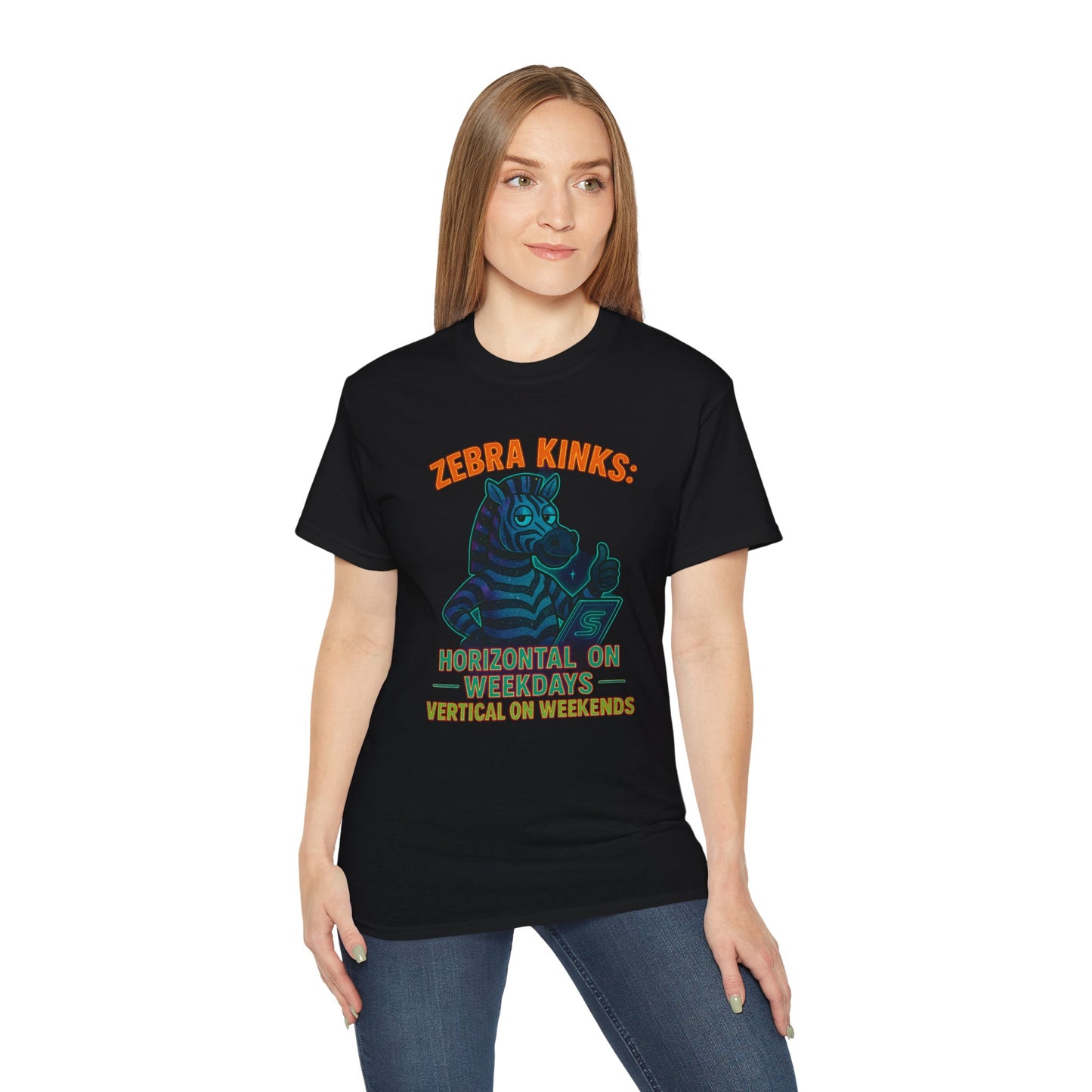 Zebra Kinks Unisex Ultra Cotton Tee