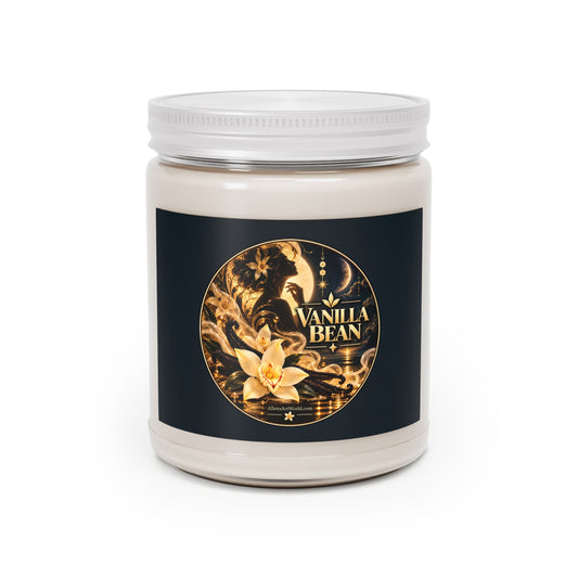 🌙 VANILLA BEAN – The Light Within Home Collection Scented Soy Candles with White Lid, 9oz
