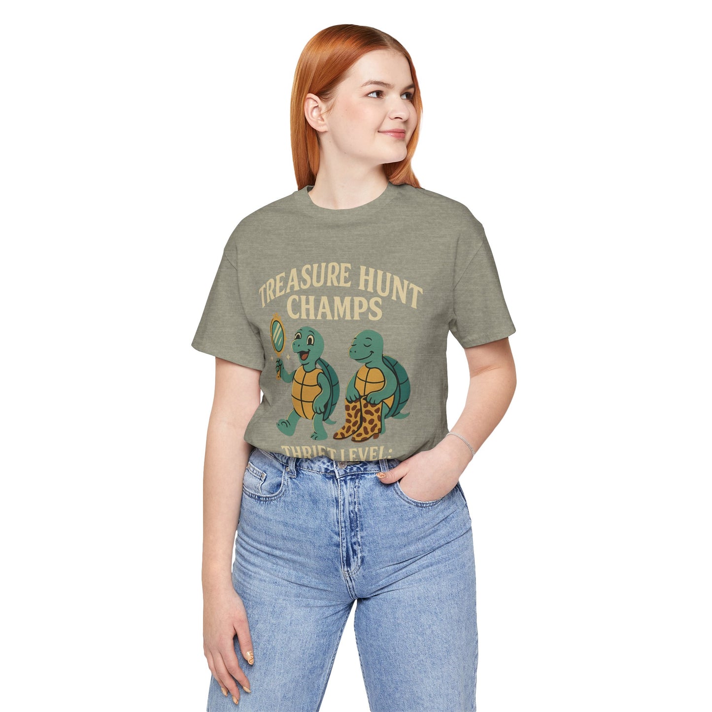 π Treasure Hunt Champs β Jim & Terry (Thrift Level: Legendary) Unisex Jersey Short Sleeve Tee