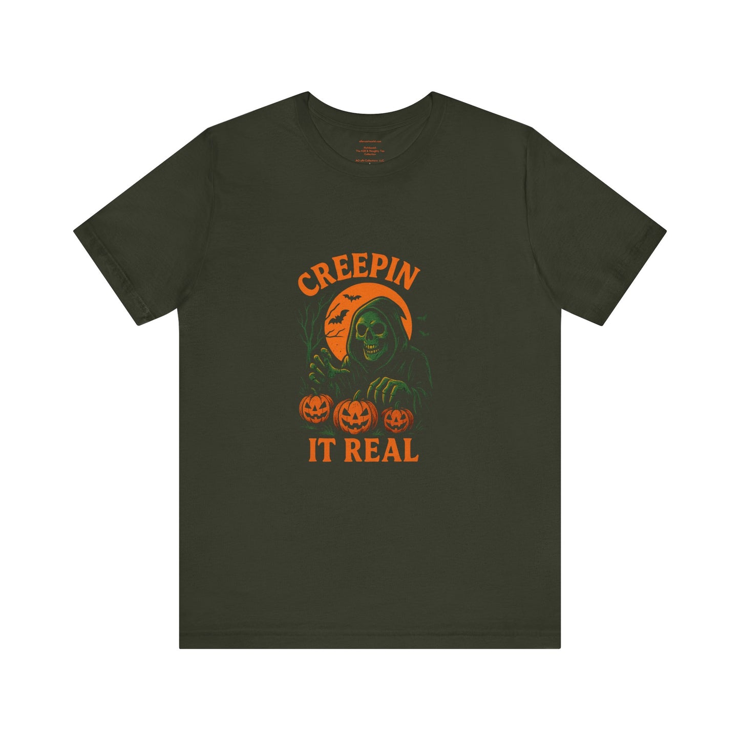 π»π¨ Creepin' While I'm Weepin' (from laughing so hard) Unisex Jersey Short Sleeve Tee