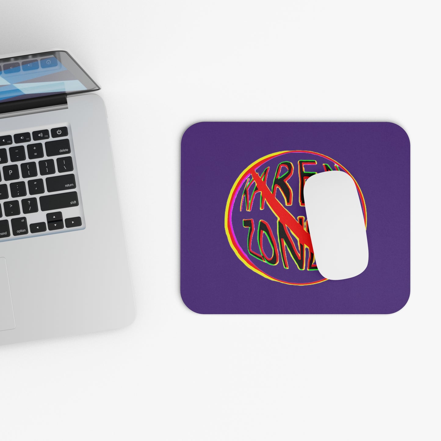 No Karen Zone Mouse Pad (Rectangle)