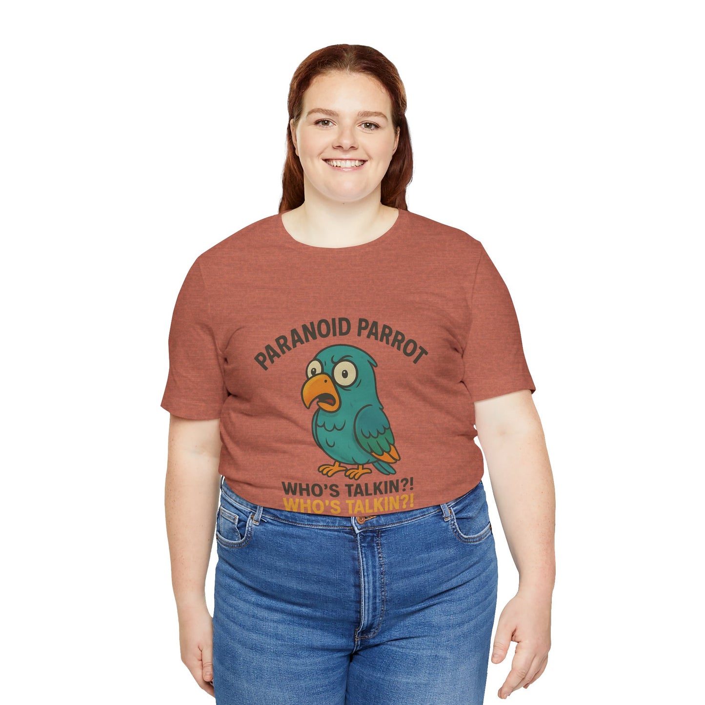 Paranoid Parrot Unisex Jersey Short Sleeve Tee