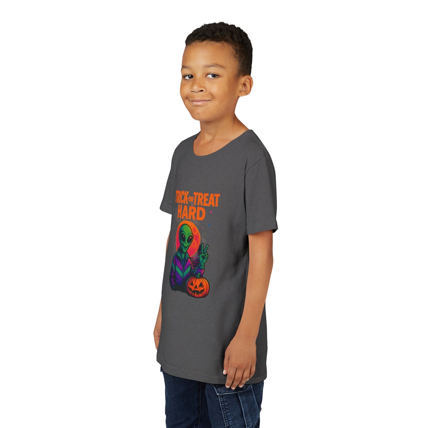 🛸Trick-or-Treat Hard Youth Short Sleeve Tee