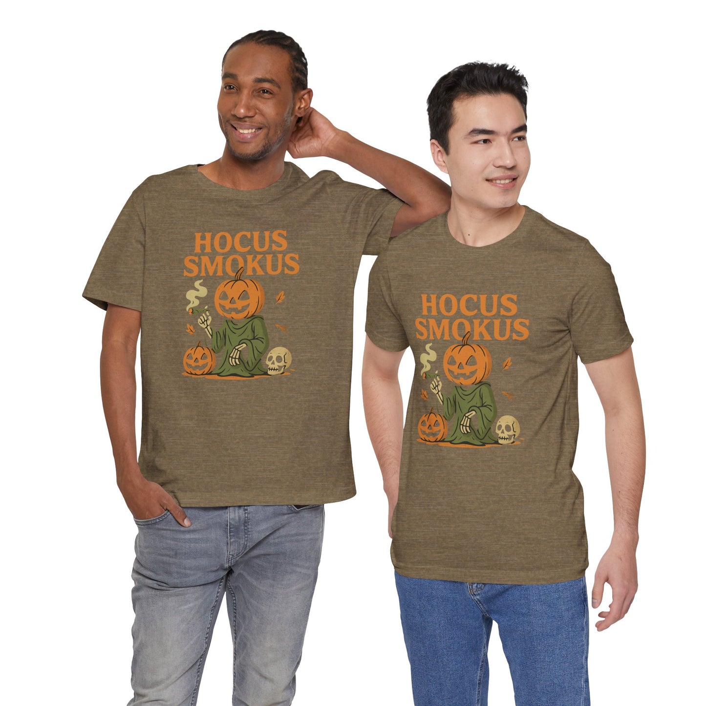 π Hocus Smokus: The Dank Pumpkin Spell Unisex Jersey Short Sleeve Tee