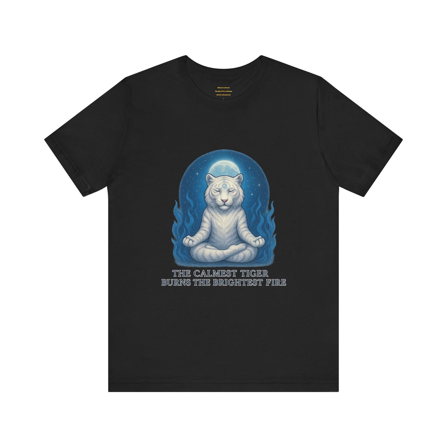Still Tiger, Still Fire – The Calm Power Tee Unisex Jersey Short Sleeve Tee
