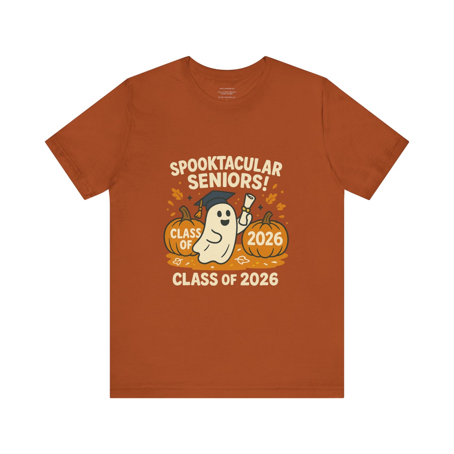 Seniors October Spooktacular Seniors design 1 Unisex Jersey Short Sleeve Tee