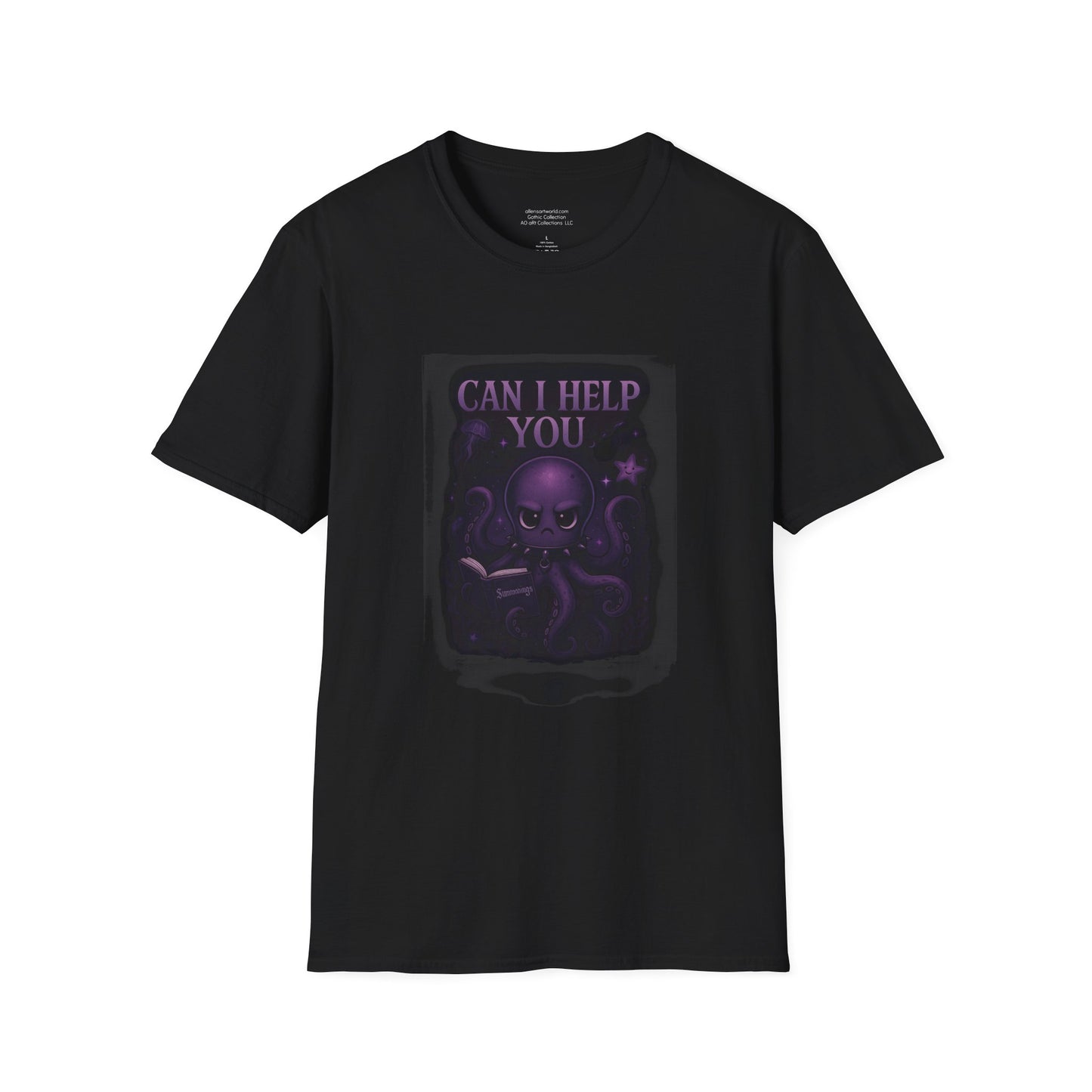 Can I Help You? – Abyss-Level Attitude Unisex Softstyle T-Shirt