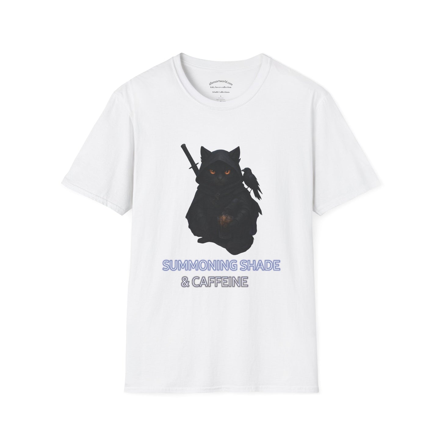 Summoning shade and caffeine – Lovely’s Mood Unisex Softstyle T-Shirt