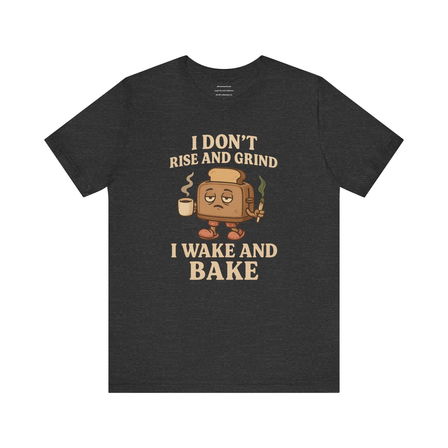 π Wake and Bake Toaster Unisex Jersey Short Sleeve Tee