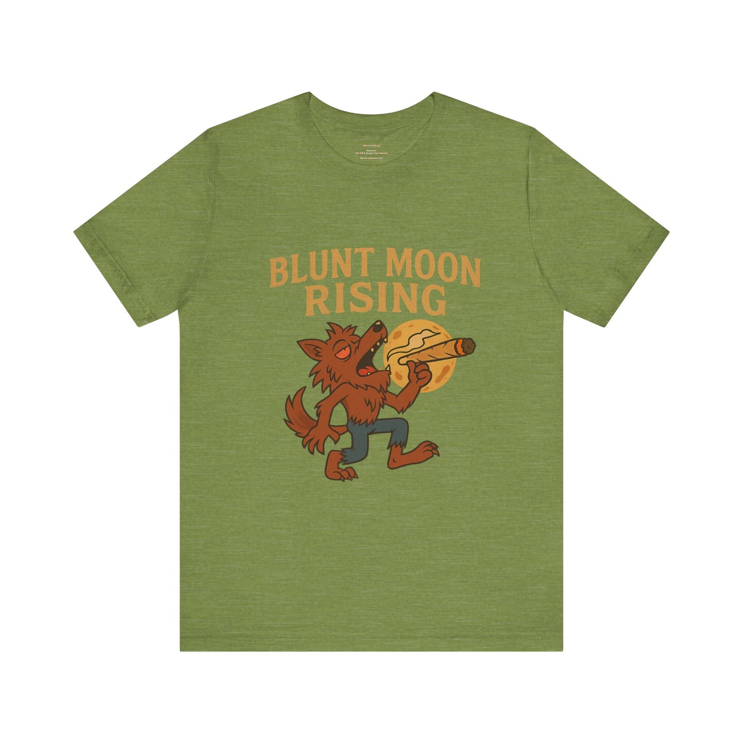 ππ¨ Blunt Moon Rising Unisex Jersey Short Sleeve Tee
