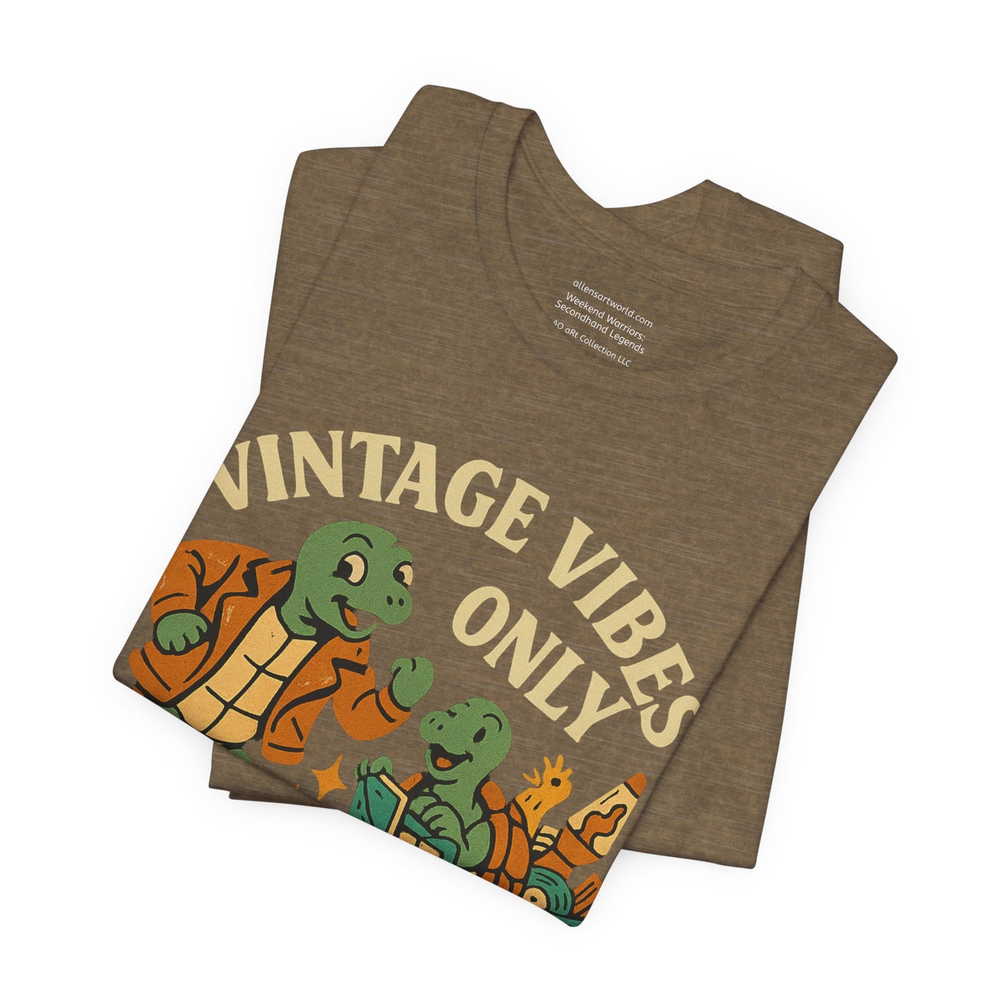 π Vintage Vibes Only β Thrift βTil We Drift (Jim & Terry) Unisex Jersey Short Sleeve Tee