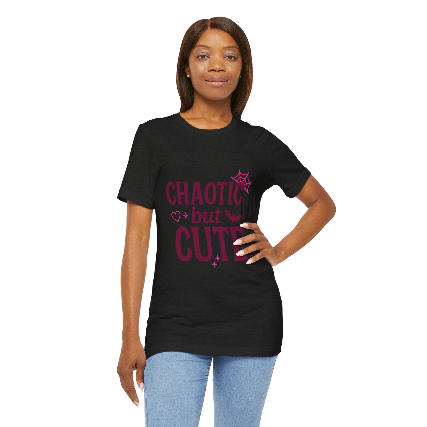 Chaotic But Cute Unisex Jersey Short Sleeve Tee