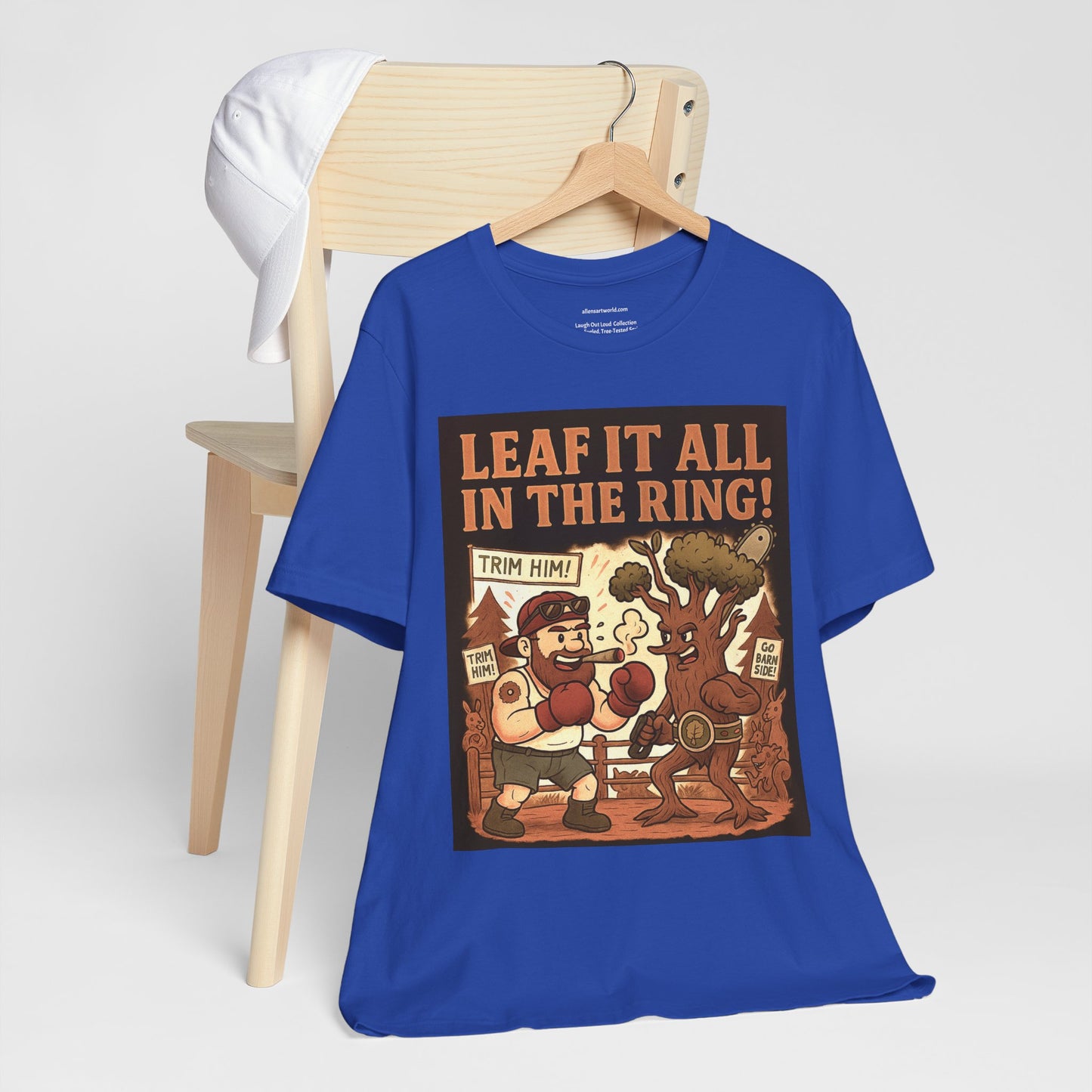 π²π₯πͺ Leaf it all in the ring Tater-Fueled, Tree-Tested design 3 Unisex Jersey Short Sleeve Tee