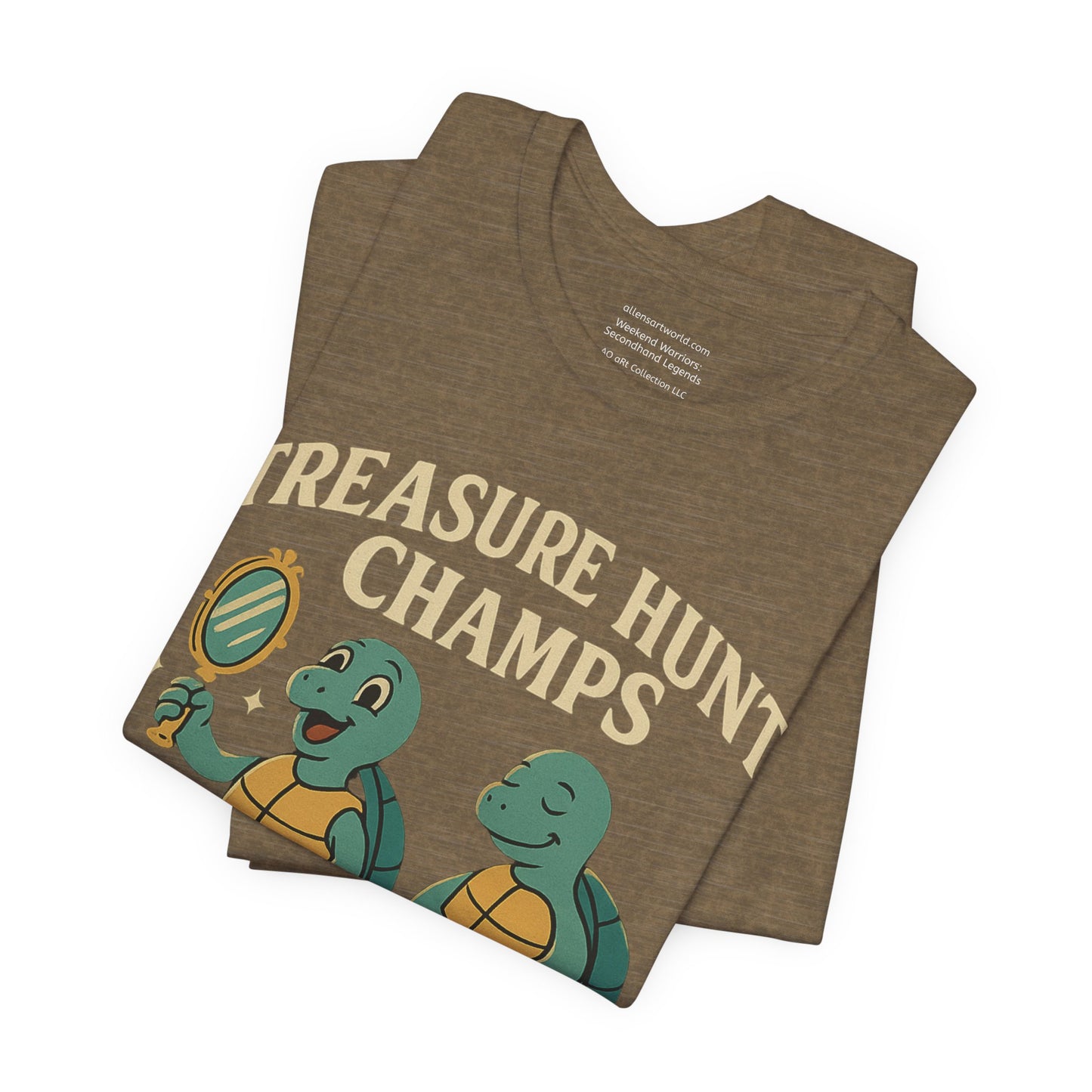 π Treasure Hunt Champs β Jim & Terry (Thrift Level: Legendary) Unisex Jersey Short Sleeve Tee