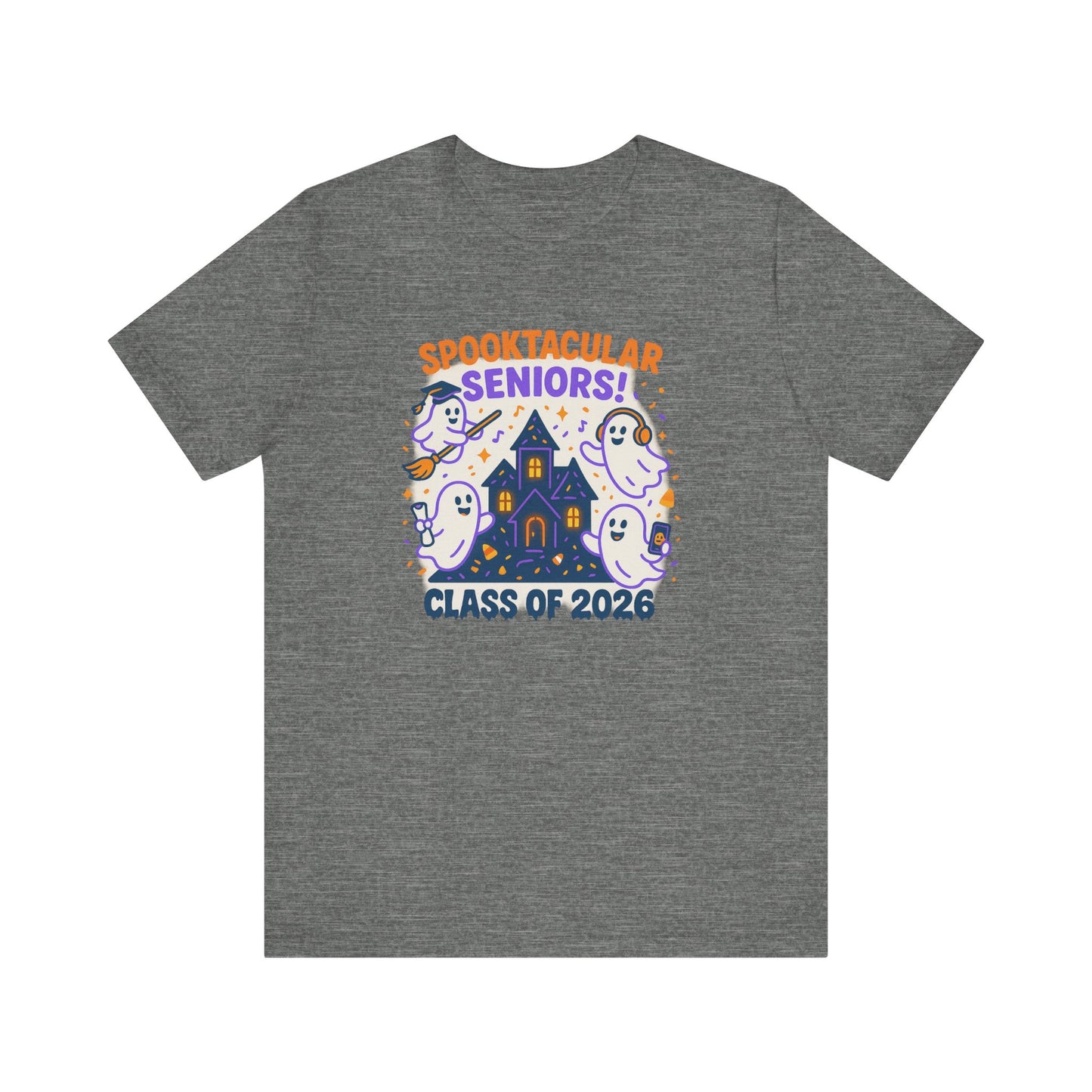 Seniors October Spooktacular Seniors! – design 2 Class of 2026 Unisex Jersey Short Sleeve Tee