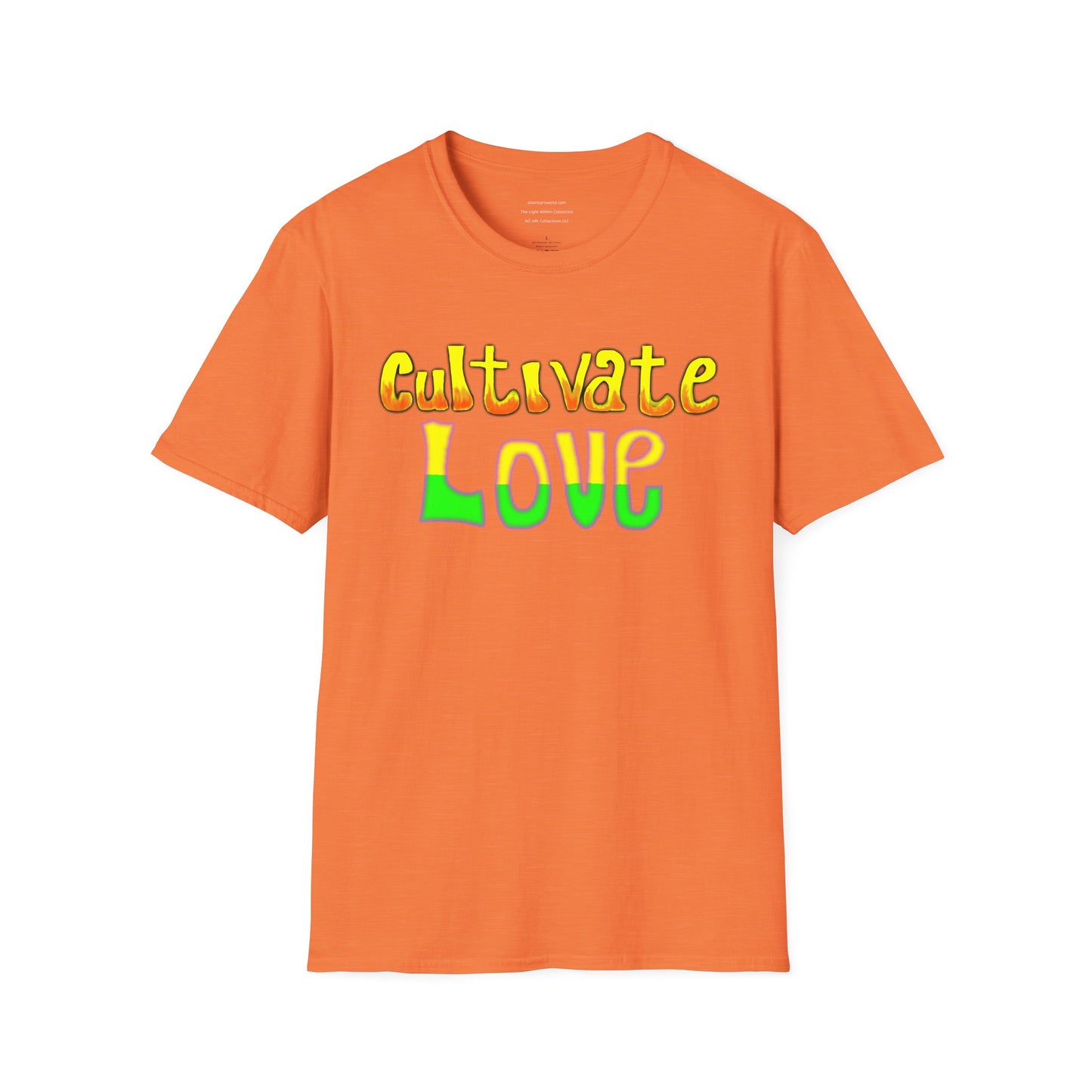 Cultivate Love – Vintage Psychedelic Tee Unisex Softstyle
