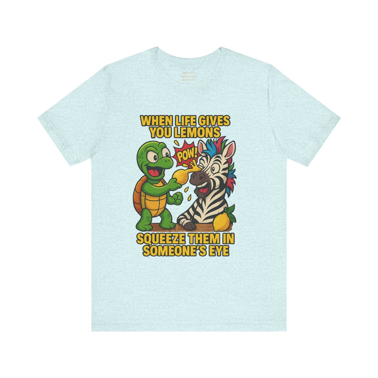 Zesty Eye-Opener (Terry & Checkers) Unisex Jersey Short Sleeve Tee
