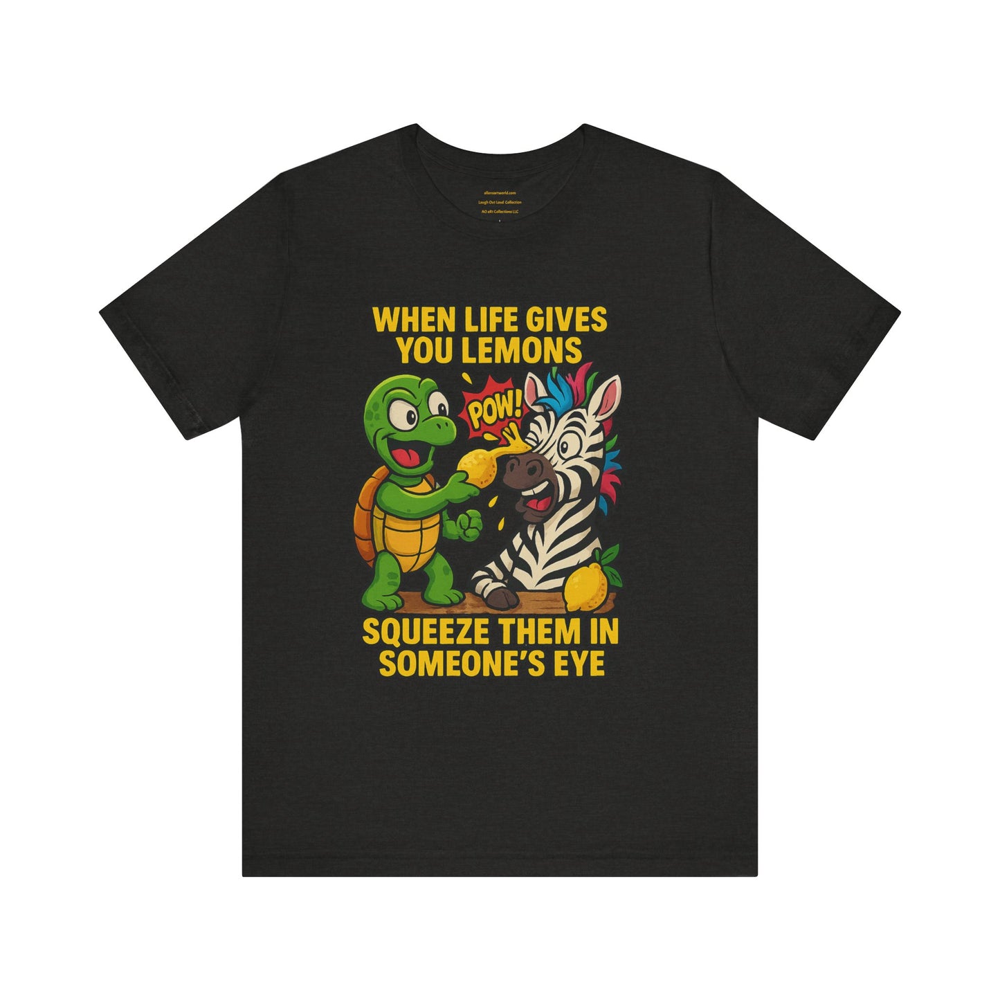 Zesty Eye-Opener (Terry & Checkers) Unisex Jersey Short Sleeve Tee