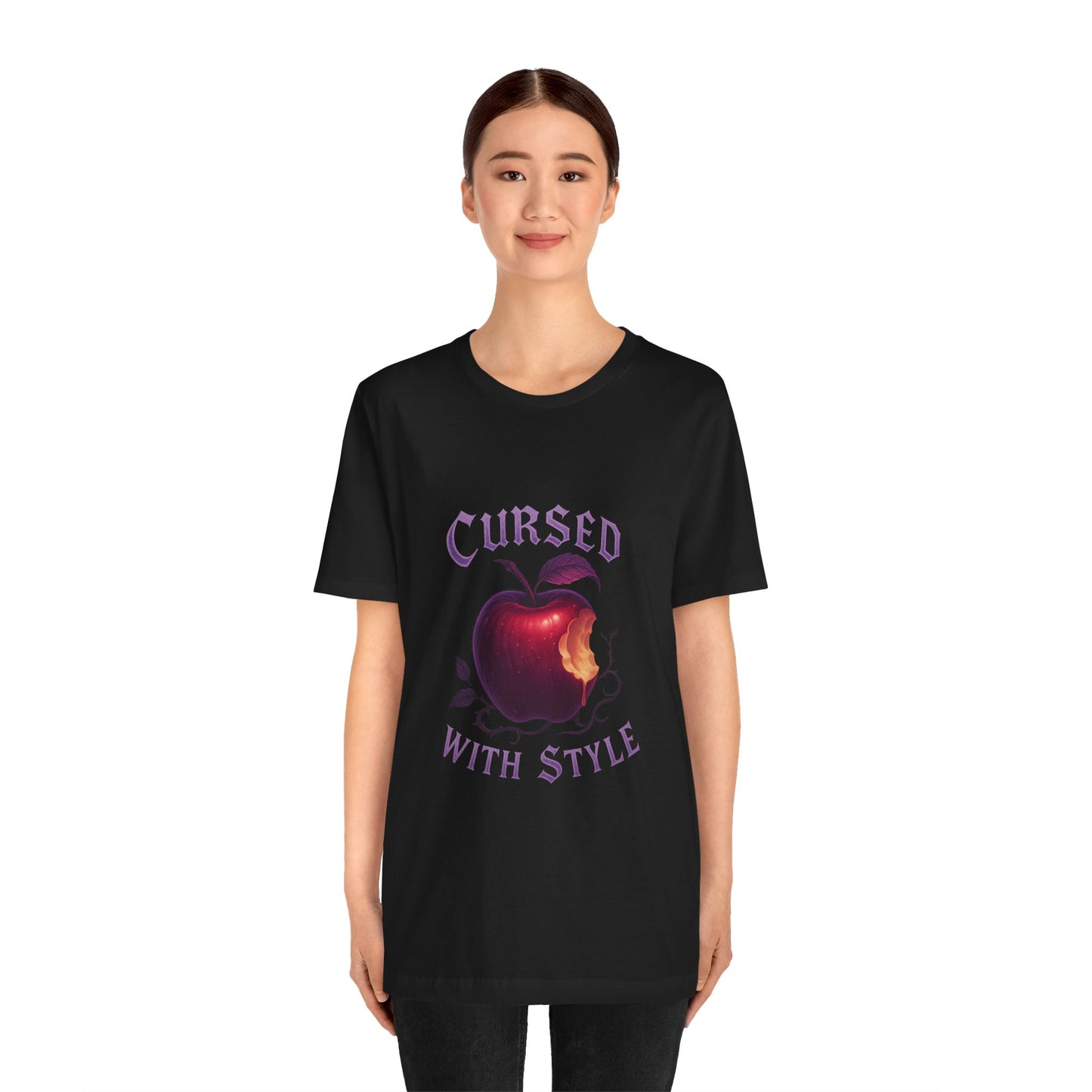 Cursed with Style β Forbidden Fruit Edition Unisex Jersey Short Sleeve Tee
