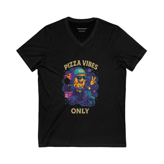 Pizza Vibes Only V-neck Tee